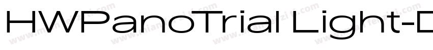 HWPanoTrial Light字体转换